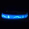 Flashing USB-C LED Light-up Dog Collar-TRE-Blue-Size M(15.7-19.7")